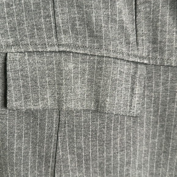 Chico's gray classic point stripe blazer size 3/xL - Picture 5 of 12